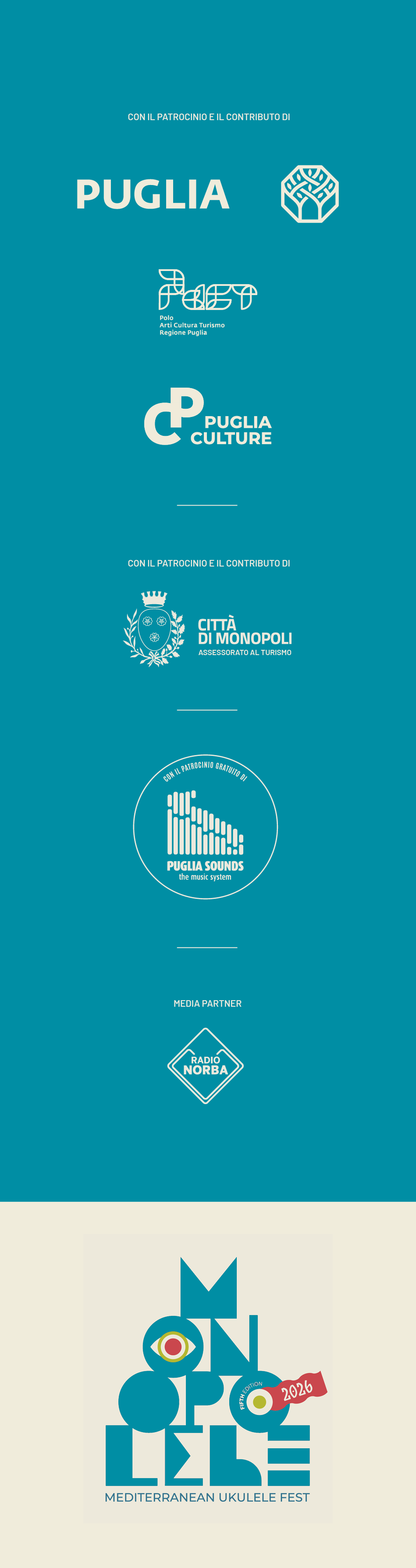 28 maggio - 1 giugno - Monopolele 2026 Mediterranean Ukulele Fest - Ehi Uke!