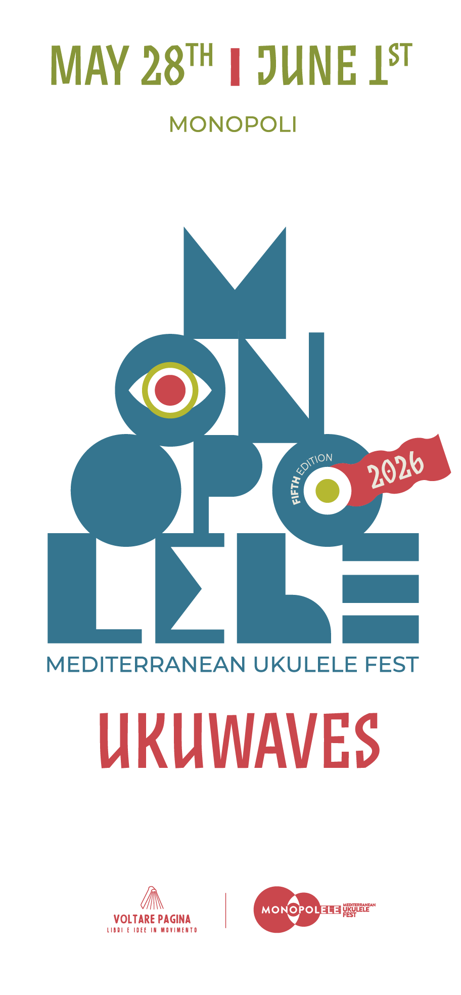 28 maggio - 1 giugno - Monopolele 2026 Mediterranean Ukulele Fest - Ehi Uke!